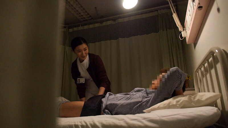 白衣の天使が夜の巡回！患者の身体をやさしく摩り「だいぶ、溜まってるんですか？」/即ヌキ